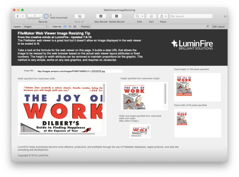 FileMaker Sample Files 5 - LuminFire