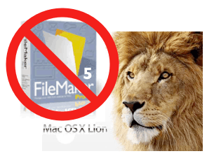 FileMaker and Mac OS X Lion