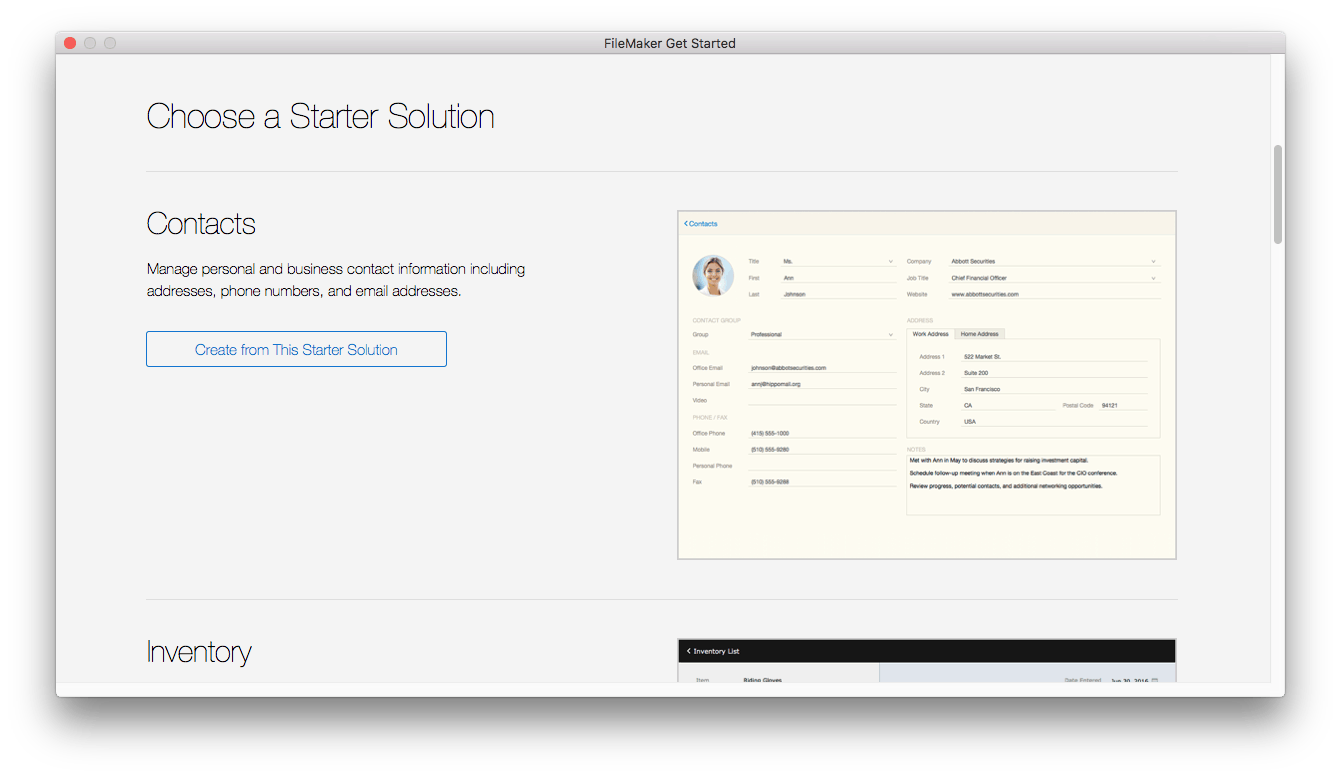 Starting Out With FileMaker