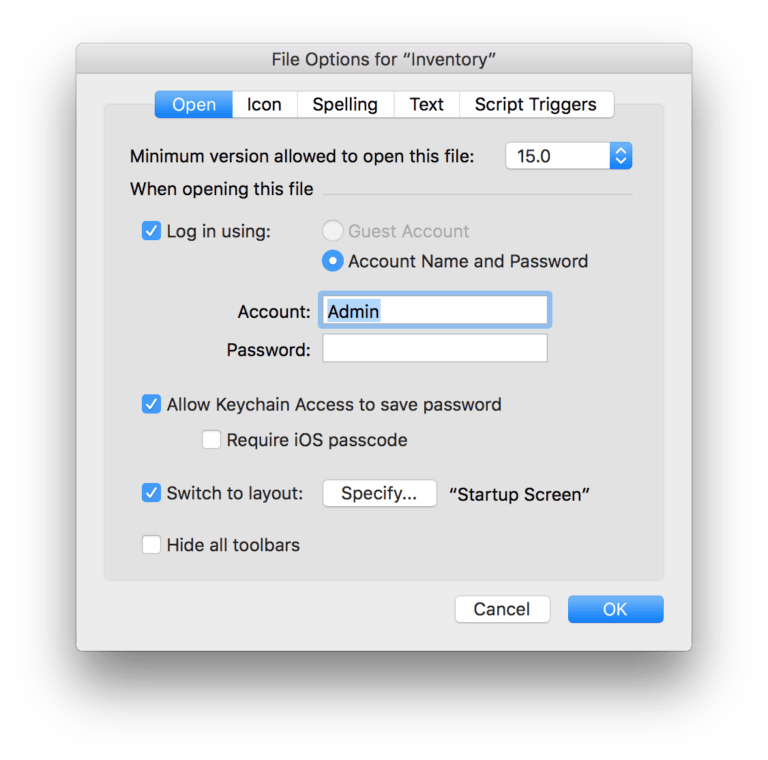 filemaker pro 15 help