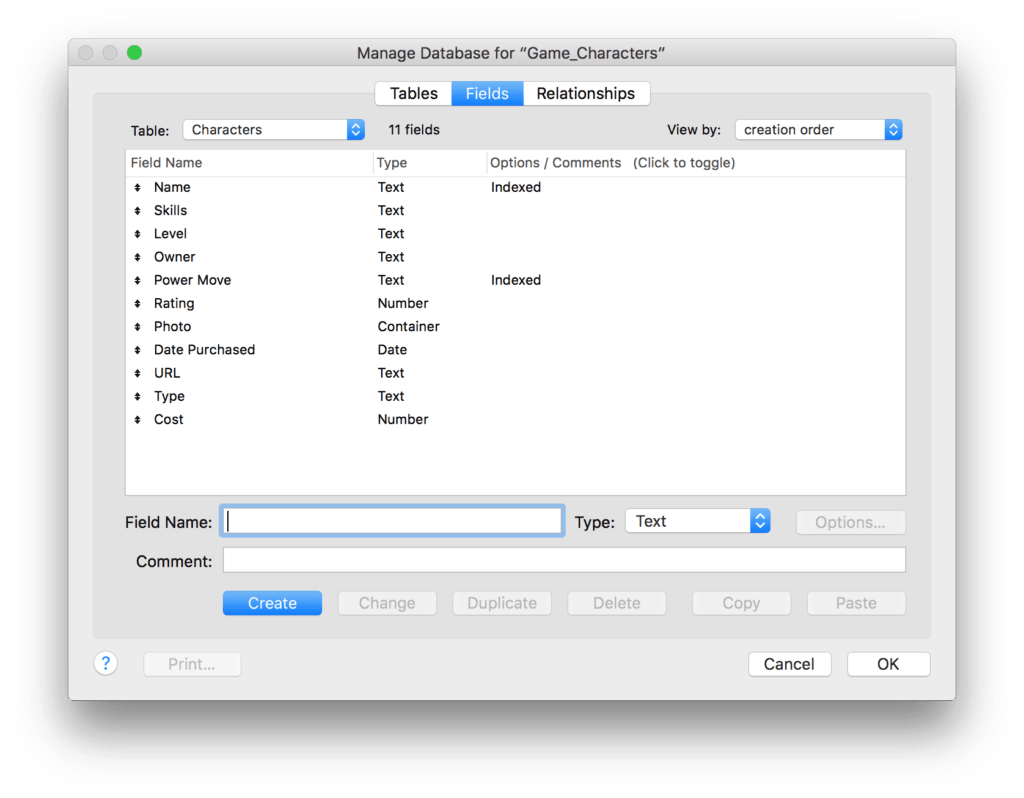 Characters_Table