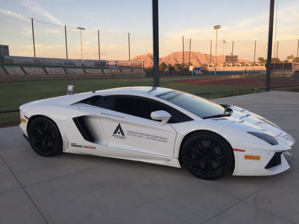 DevCon 2016 Party FileMaker Racing Car