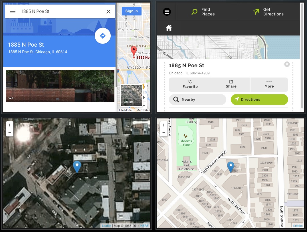 Comparison of Webviewer maps in FileMaker