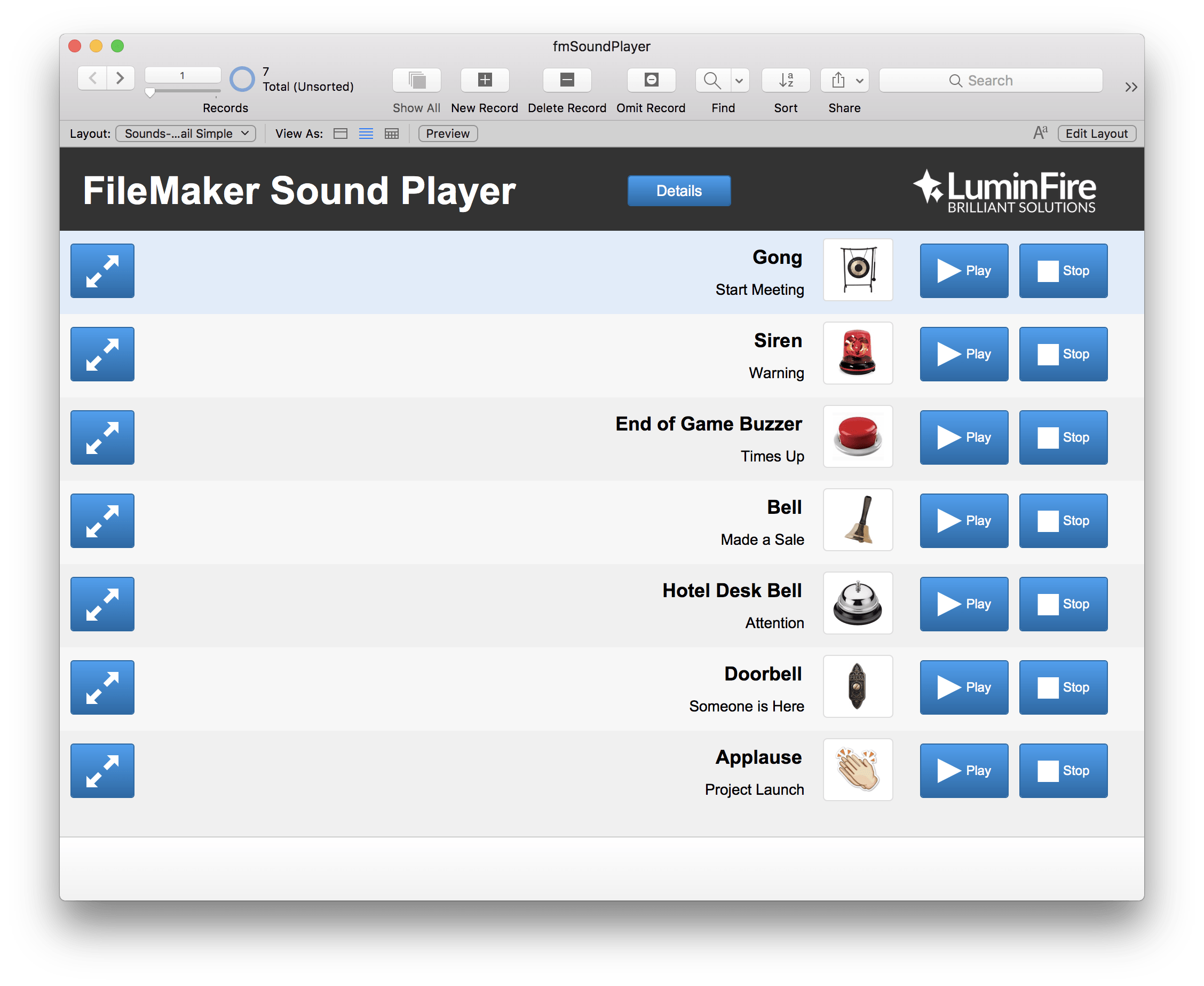 fmSoundPlayer Sound Effects on the Fly with FileMaker 8