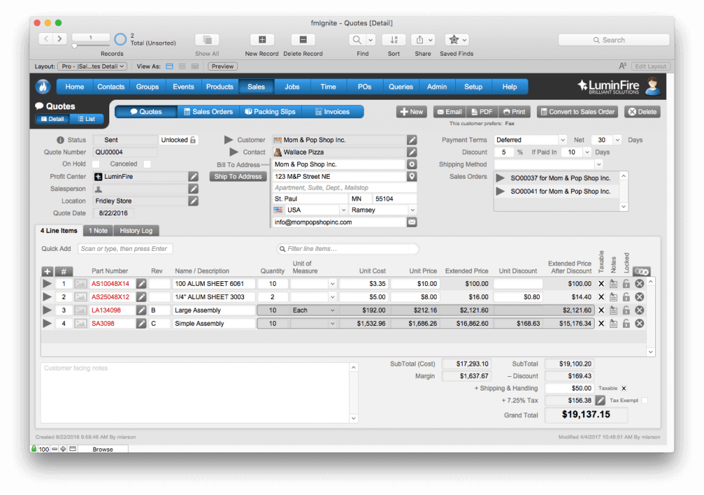 AeroFab Implements Improved FileMaker Solution Using fmIgnite