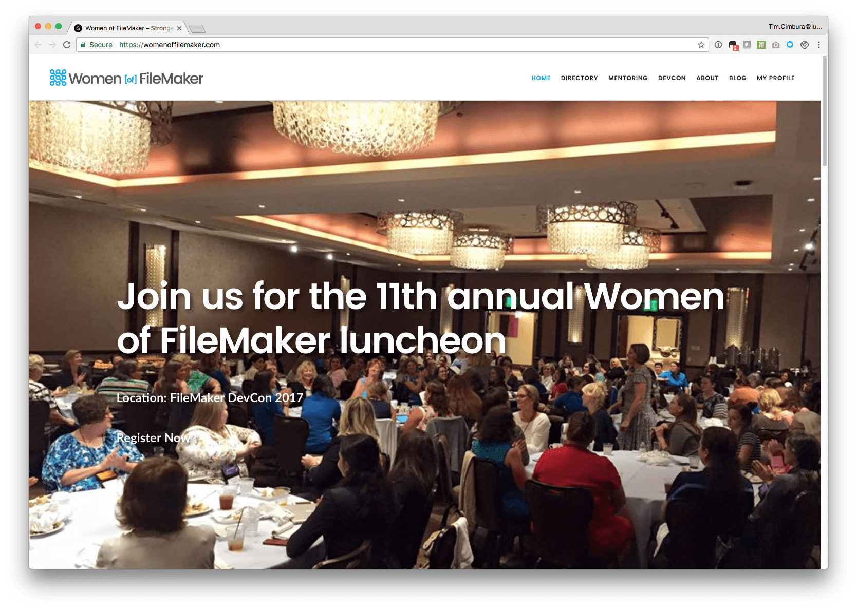 Women of FileMaker Luncheon at DevCon 2017