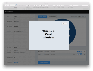 FileMaker 16 Card Windows 1