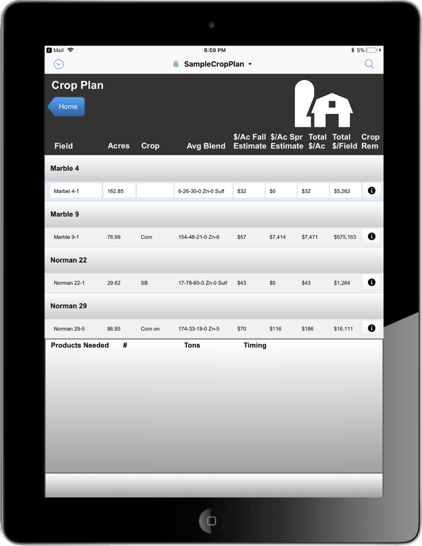 PCS Uses Custom FileMaker Go Solution to Distribute Precision Agriculture Information 1