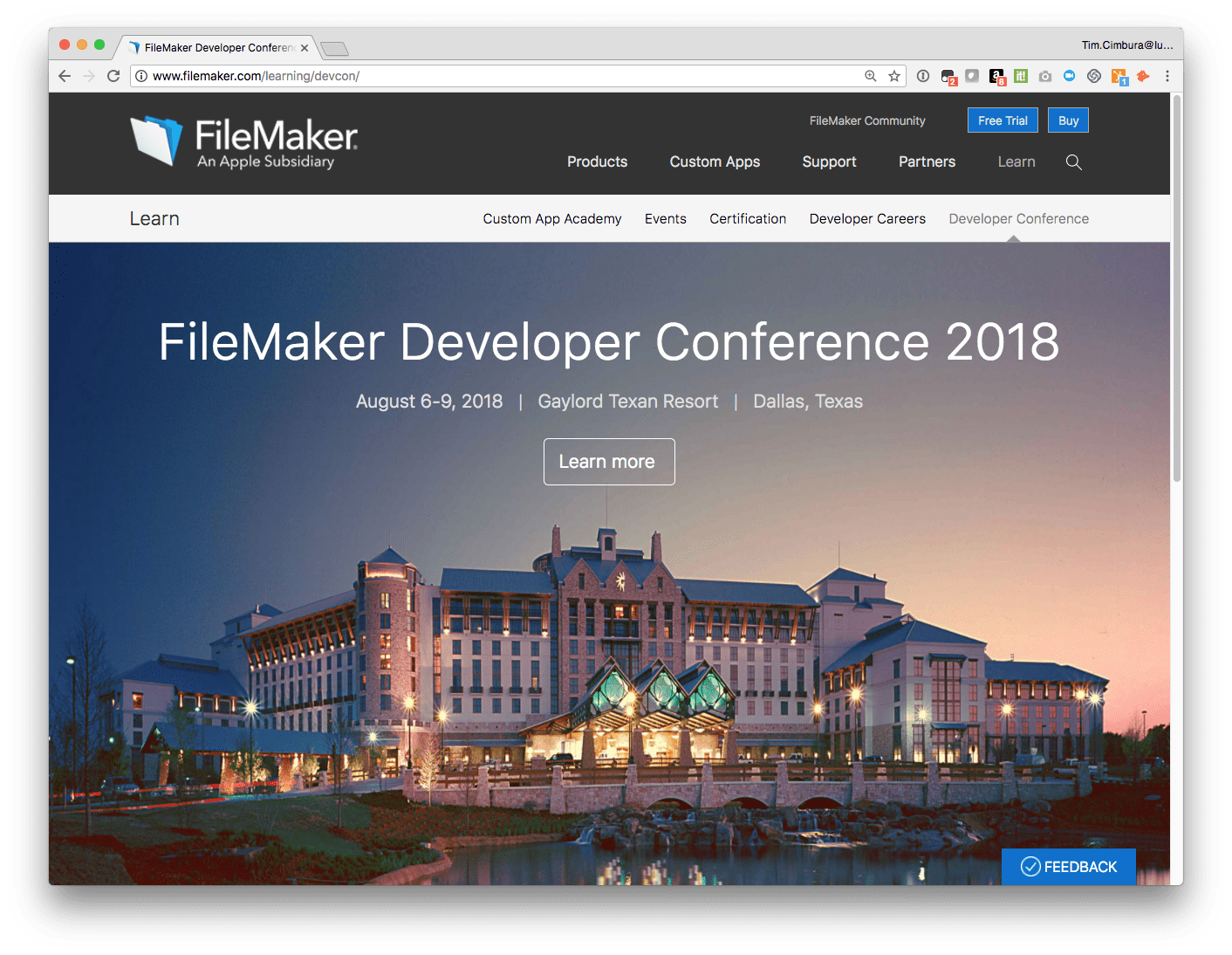 FileMaker DevCon (Developer Conference) 2018 2