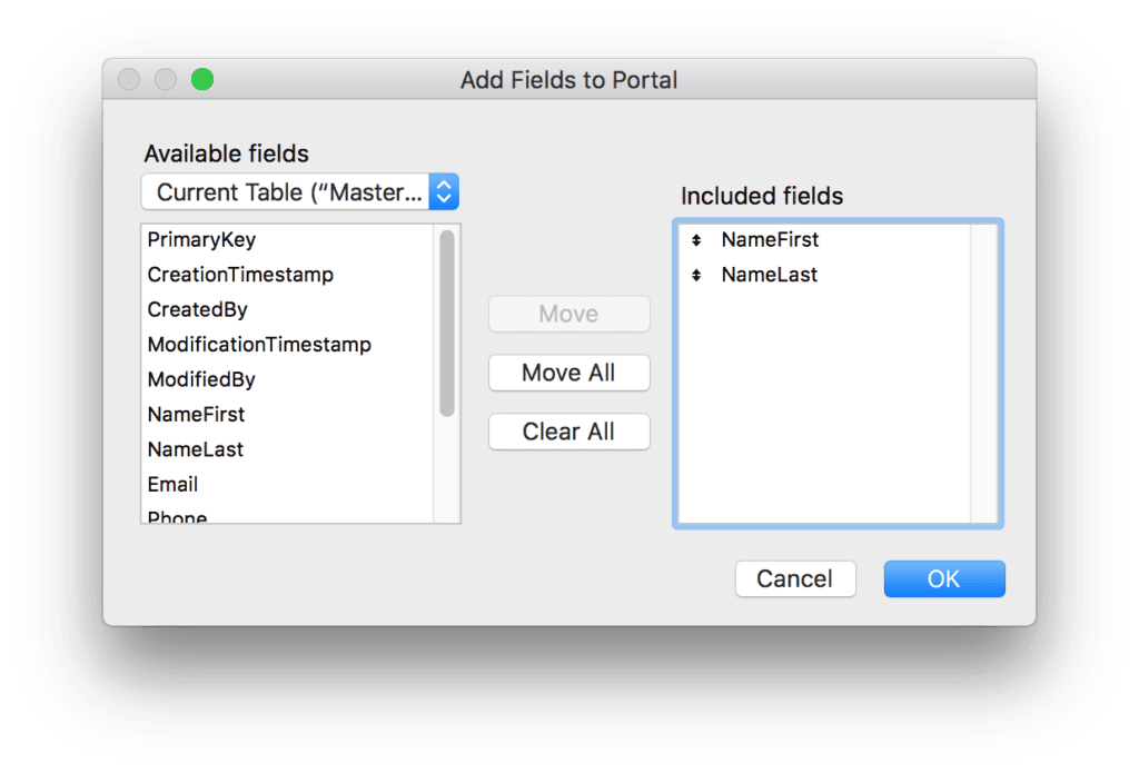 FileMaker 17 - Master-Detail 2