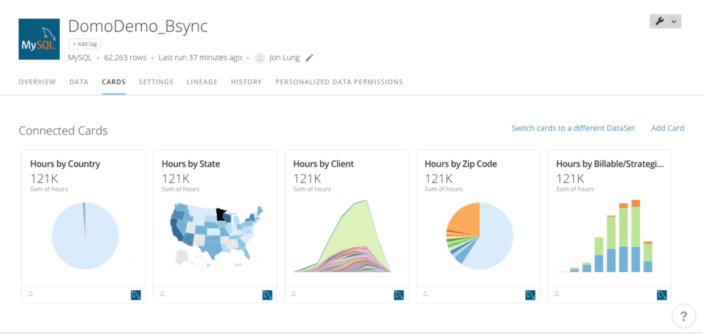 Connect FileMaker to Domo via BrilliantSync - LuminFire
