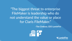 Enterprise FileMaker – Claris Platform User Group Meeting (Video)