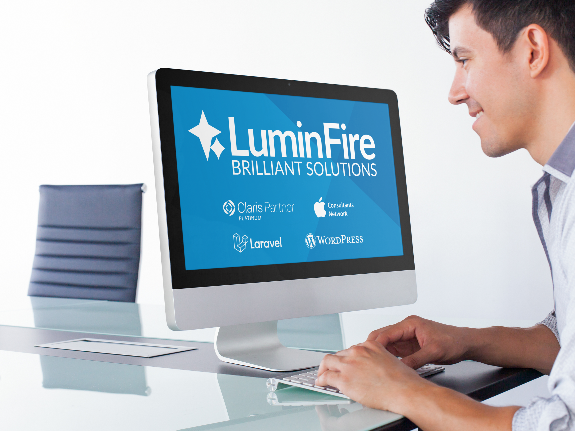luminfire imac screen office user